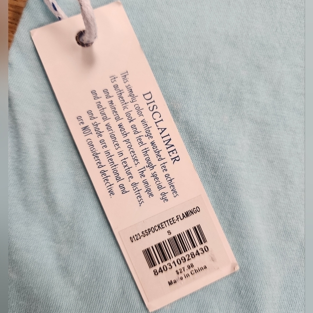 SS Flamingo Pocket T-Shirt​ - Picture 8 of 9